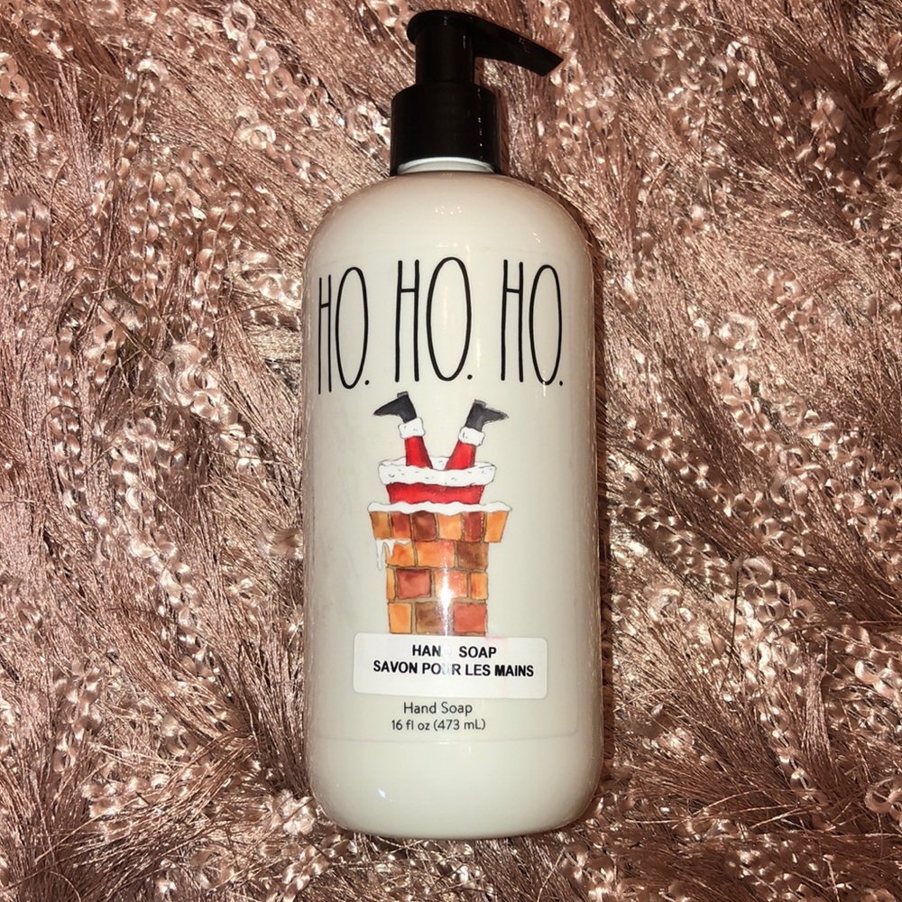 🍒3/30$.RAE DUNN HAND SOAP " HO HO HO"
